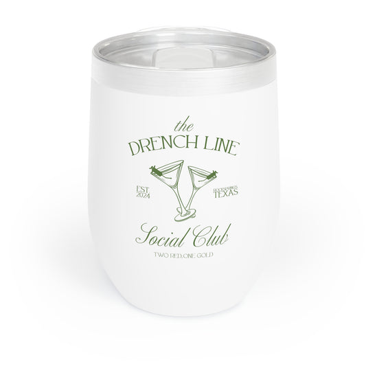 The Drench Line Social Club Wine Tumbler (Martini) | Livestock Country Club | Stock Show Mom Style | Show Lamb | Show Goat | 4H & FFA