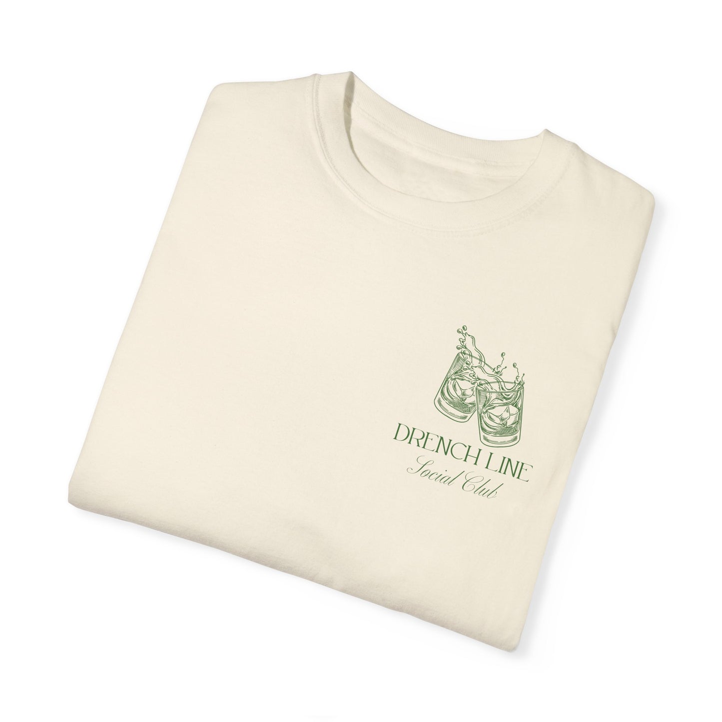 The Drench Line Social Club Unisex COMFORT COLORS T-shirt (Tumbler Design) | Livestock Country Club | Show Mom Style | 4H & FFA Club