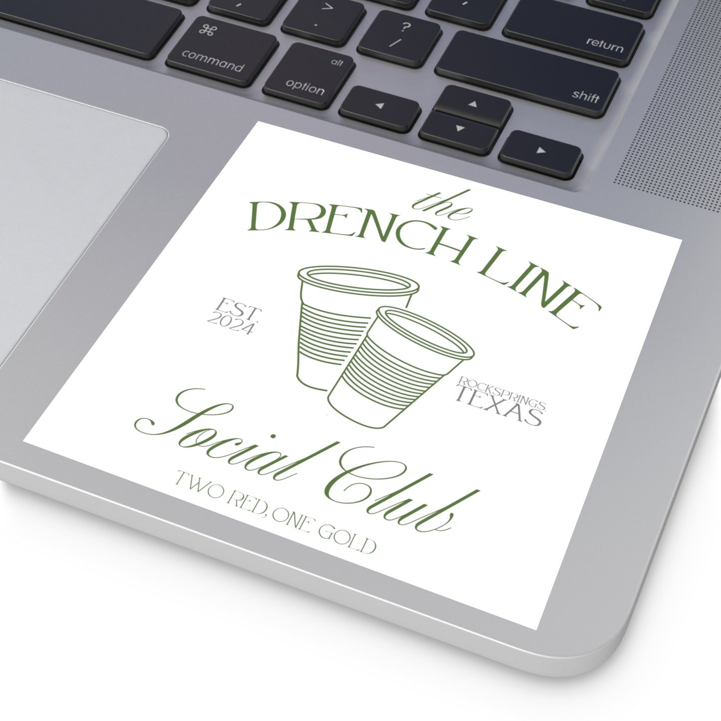 The Drench Line Social Club Indoor\Outdoor Stickers (Solo Cups) | Livestock Country Club | Stock Show Mom Style | Show Lamb | Show Goat