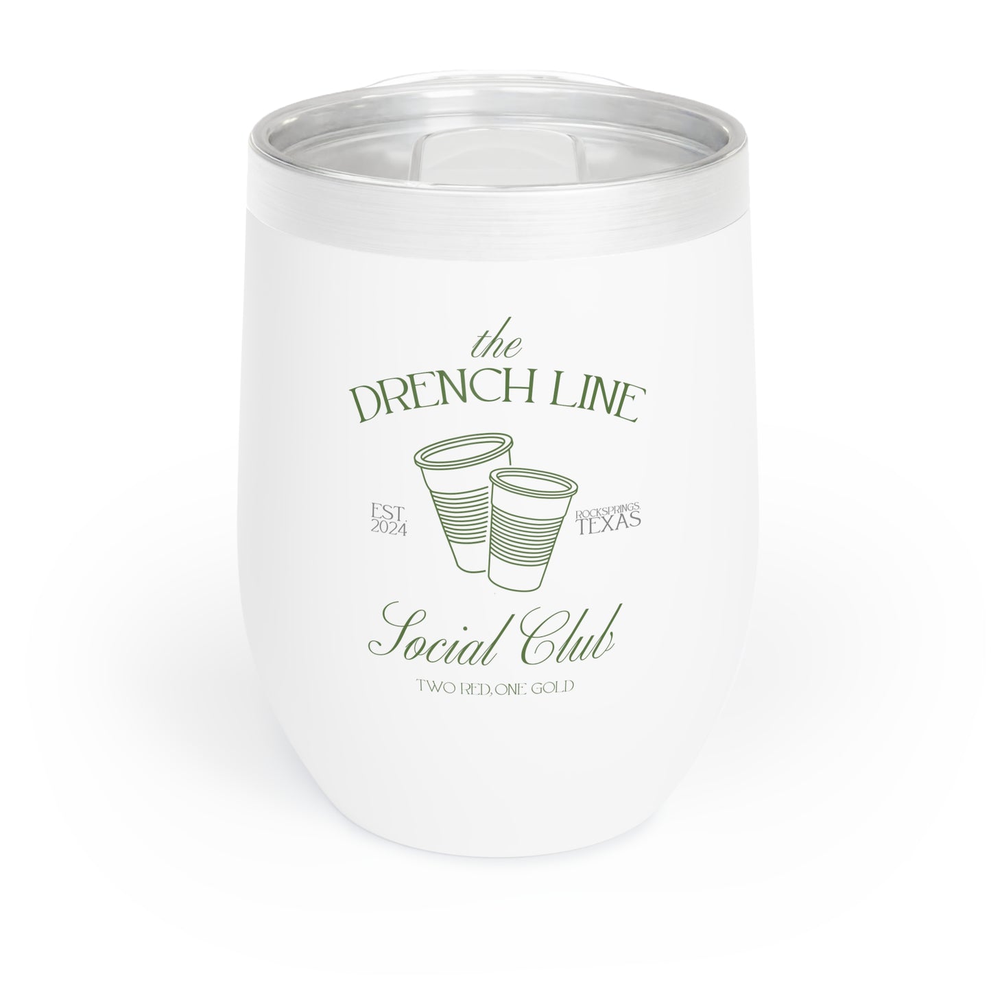 The Drench Line Social Club Wine Tumbler (Solo Cup) | Livestock Country Club | Stock Show Mom Style | Show Lamb | Show Goat | 4H & FFA