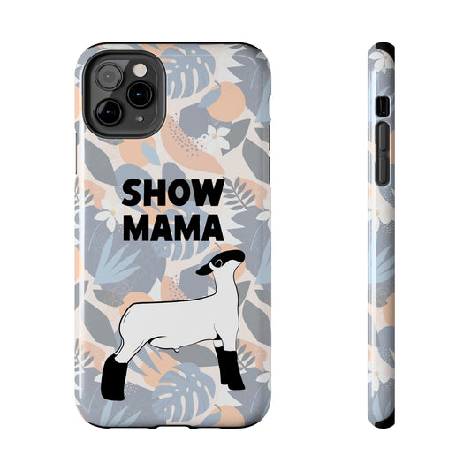 Show Mama Lamb Hawaiian Print Phone Cases | Livestock Phone Case | Livestock Gifts for Her | Lamb and Sheep Phone Case