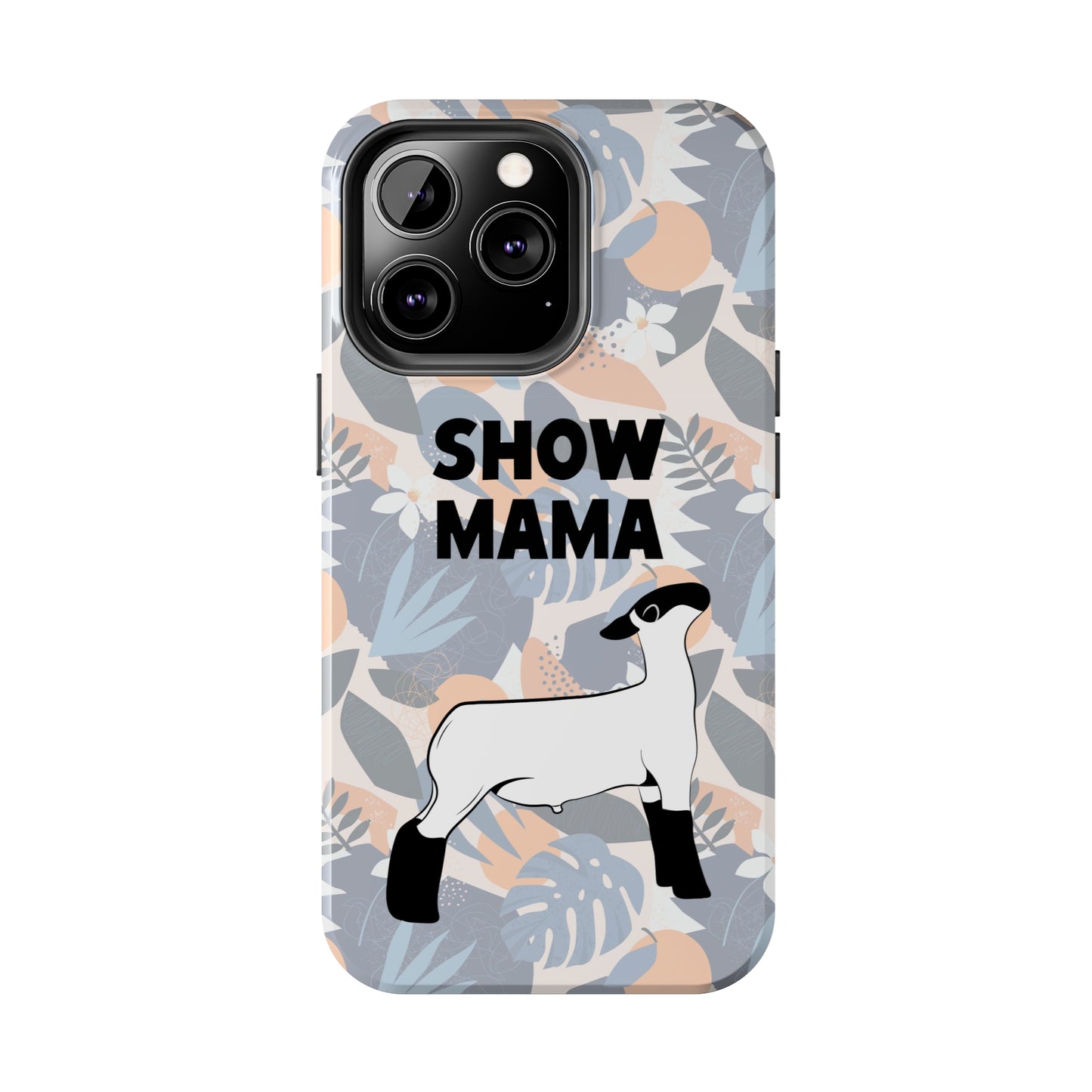 Show Mama Lamb Hawaiian Print Phone Cases | Livestock Phone Case | Livestock Gifts for Her | Lamb and Sheep Phone Case