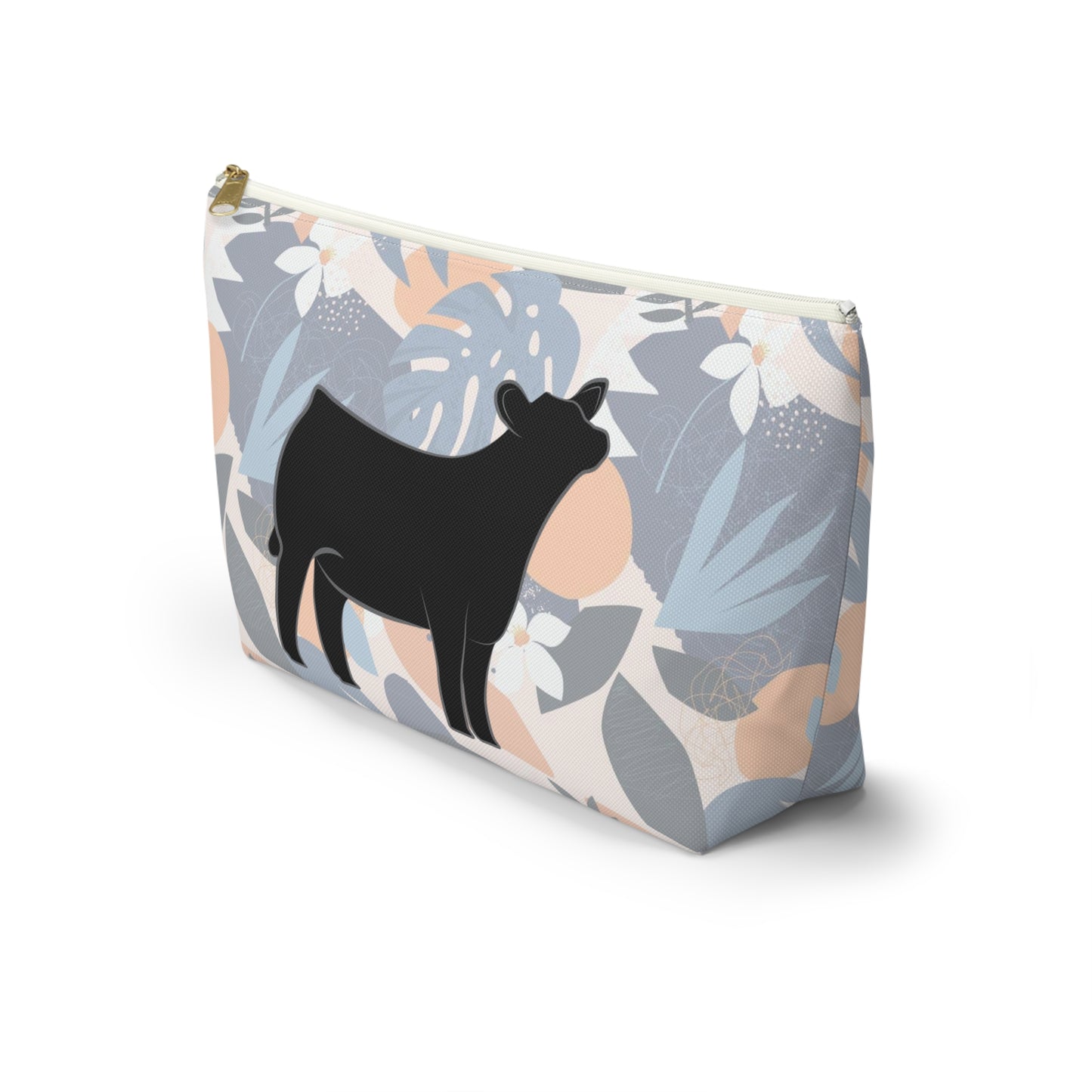 Show Heifer Accessory Pouch | Show Heifer Hawaiian Print Makeup Bag | Show Heifer Hawaiian Pencil Bag | Show Heifer Hawaiian Travel Bag