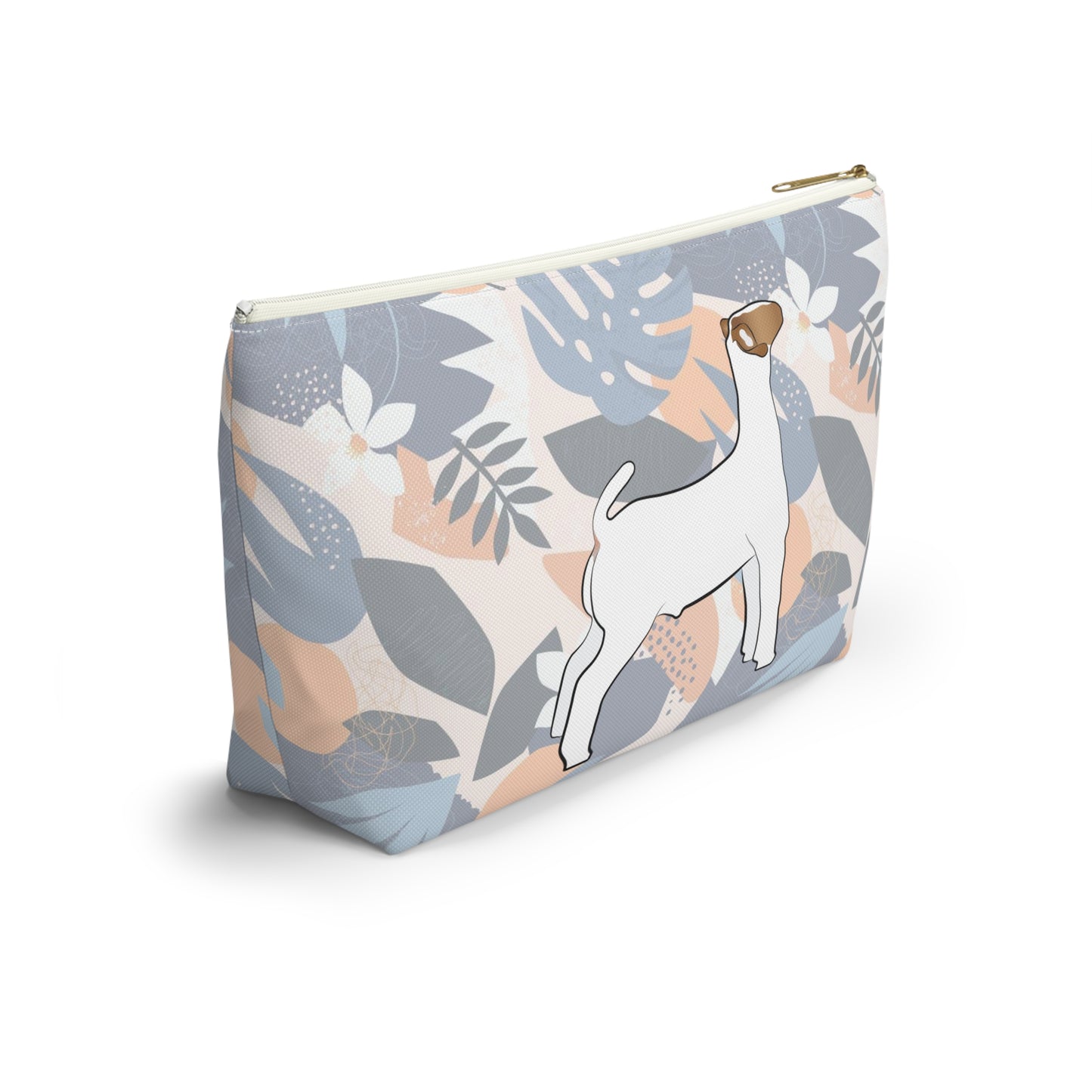 Show Goat Accessory Pouch | Show Goat Hawaiian Print Makeup Bag | Show Goat Hawaiia Pencil Bag | Show Goat Hawaiian Travel Bag