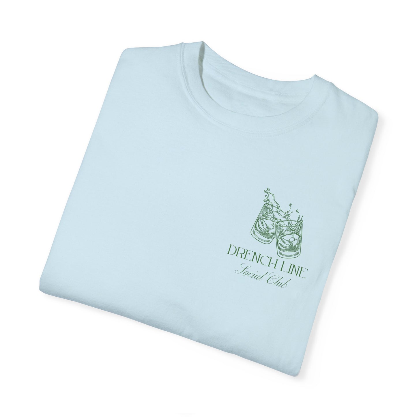 The Drench Line Social Club Unisex COMFORT COLORS T-shirt (Tumbler Design) | Livestock Country Club | Show Mom Style | 4H & FFA Club