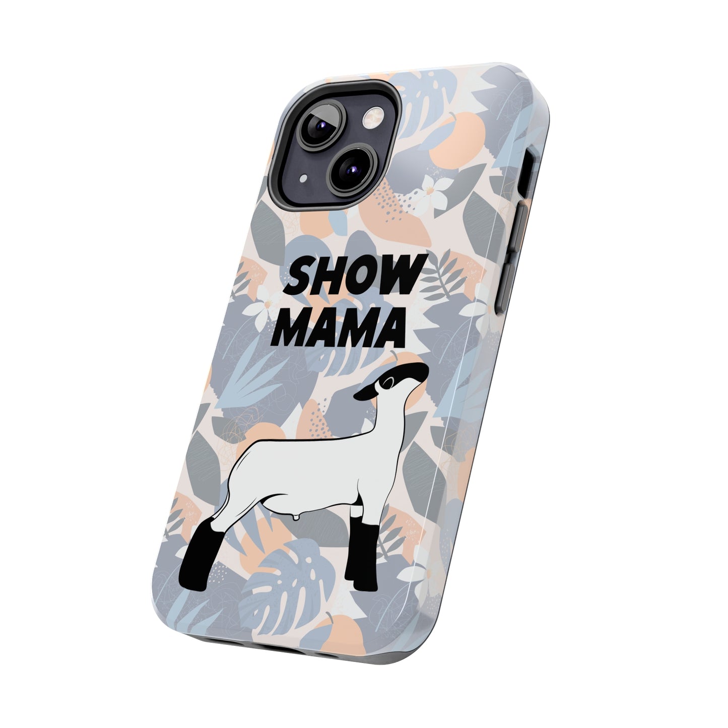 Show Mama Lamb Hawaiian Print Phone Cases | Livestock Phone Case | Livestock Gifts for Her | Lamb and Sheep Phone Case