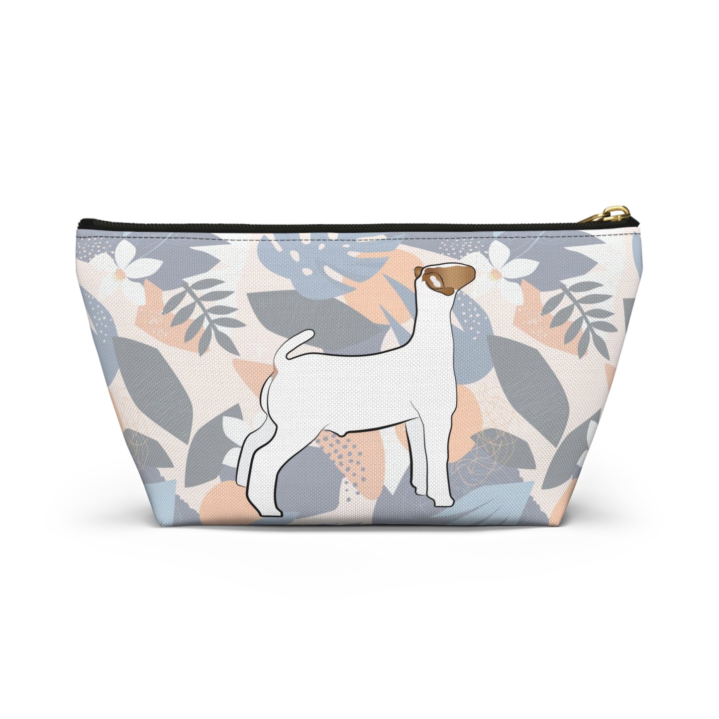 Show Goat Accessory Pouch | Show Goat Hawaiian Print Makeup Bag | Show Goat Hawaiia Pencil Bag | Show Goat Hawaiian Travel Bag