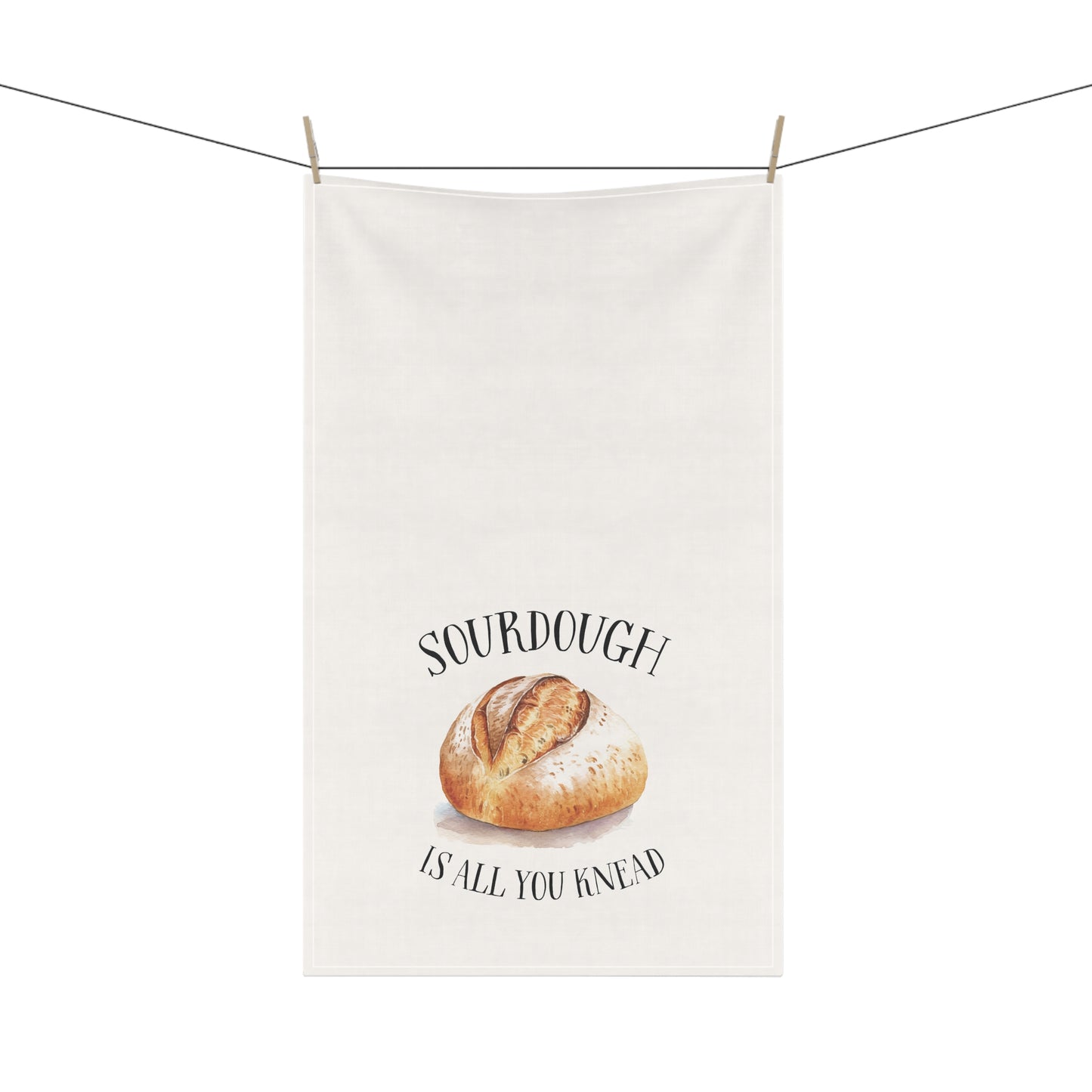 Sourdough is All You Knead Kitchen Towel | Bakers Gift | Homesteaders Gift | Sourdough Funny Gift | Sourdough Era