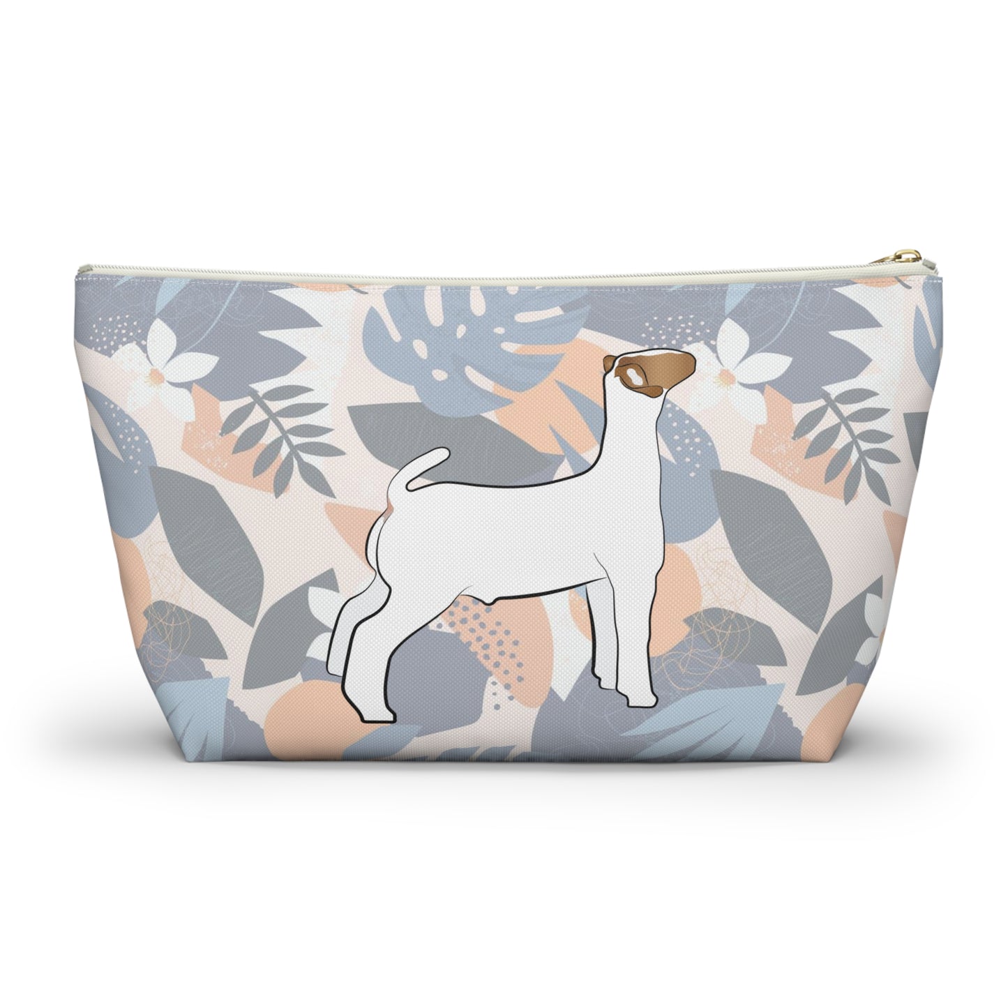 Show Goat Accessory Pouch | Show Goat Hawaiian Print Makeup Bag | Show Goat Hawaiia Pencil Bag | Show Goat Hawaiian Travel Bag